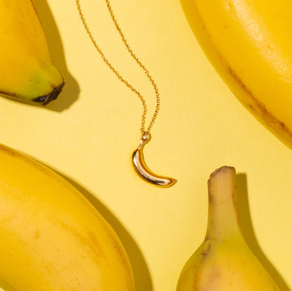 Banana Charm Necklace
